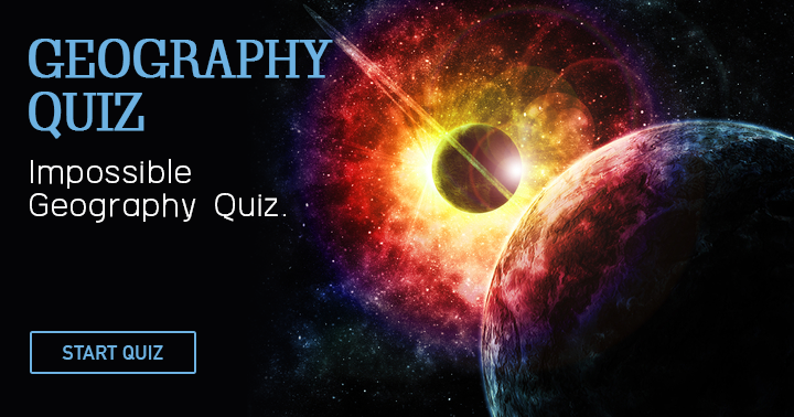 Banner for Unsolvable Geography Quiz.