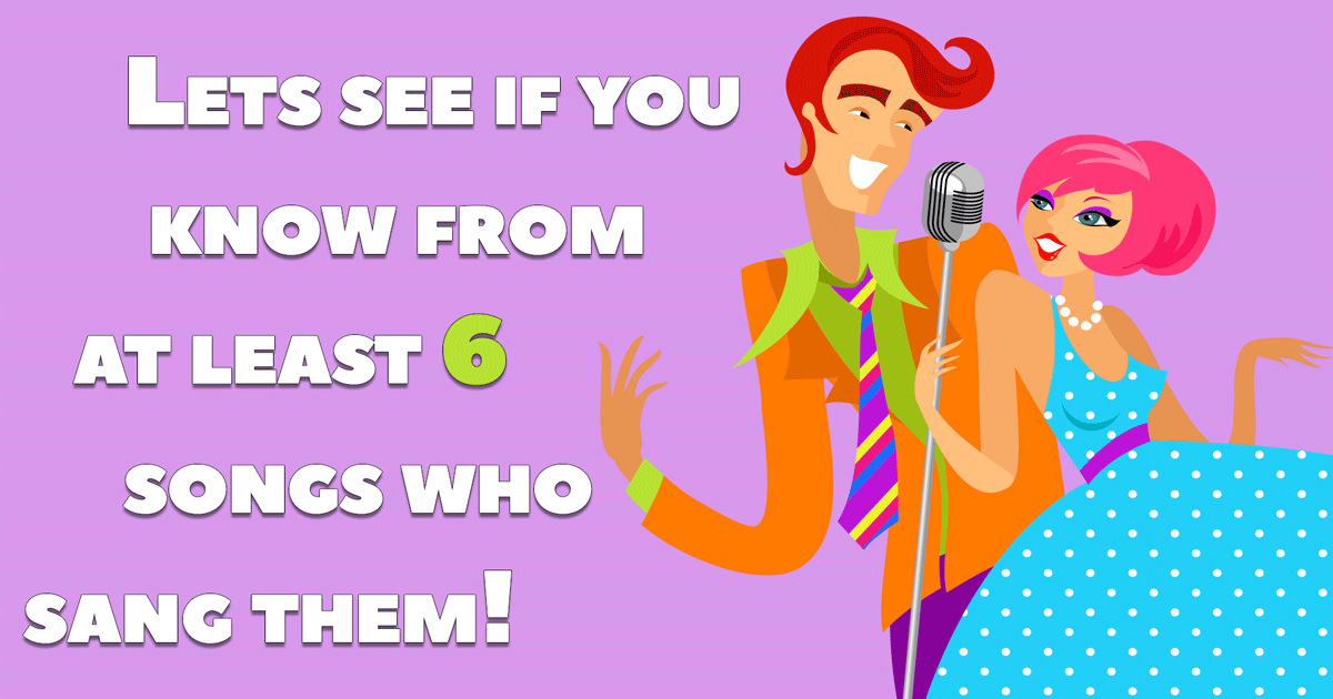 Banner for Can you identify the singers of these songs?