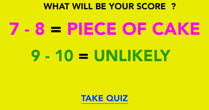 Banner for Will this quiz be a piece of cake for you?
