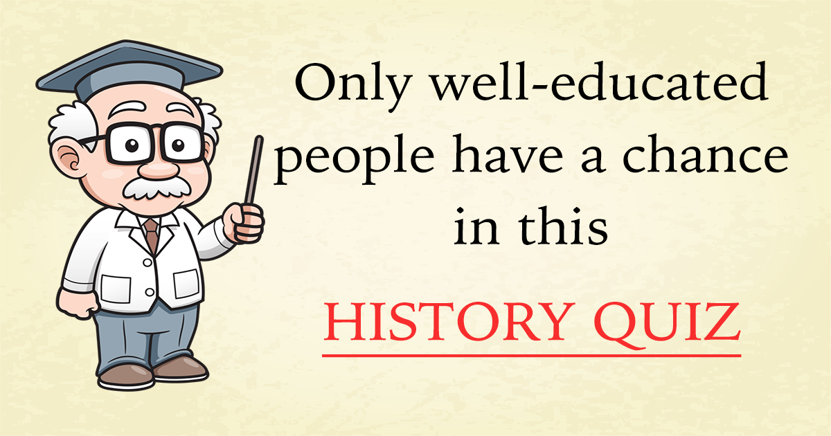 Banner for Quiz on history.