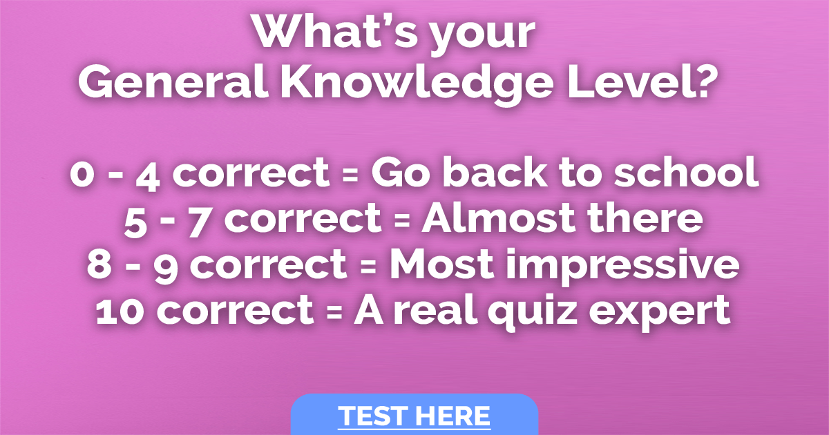 Banner for Test of General Knowledge Level.