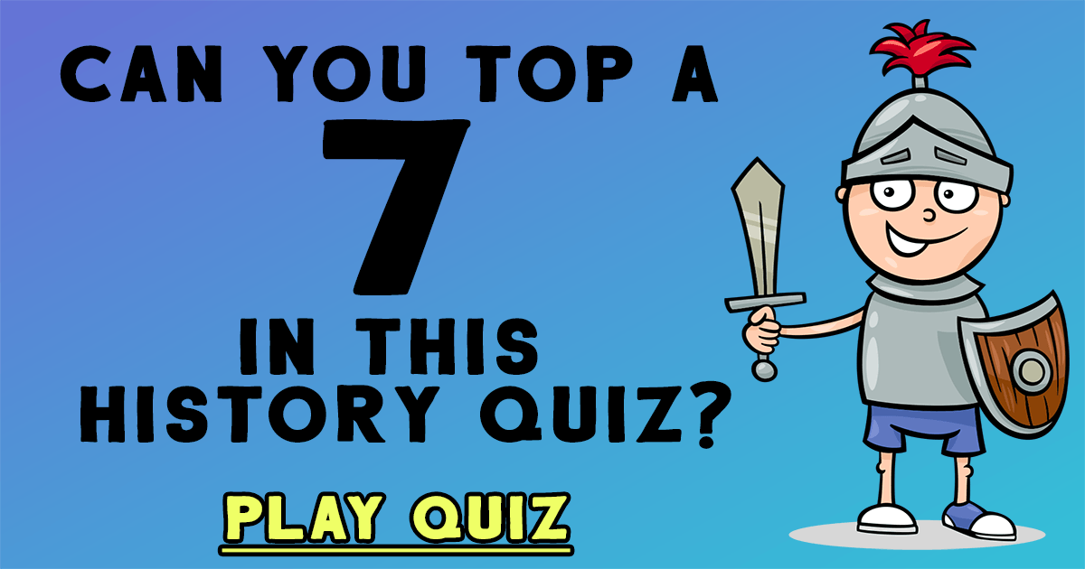 Banner for Quiz that poses a challenge to your historical knowledge.
