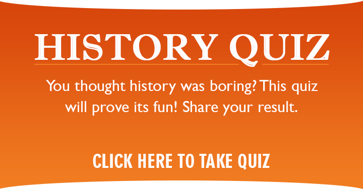 Banner for An enjoyable yet challenging History quiz!