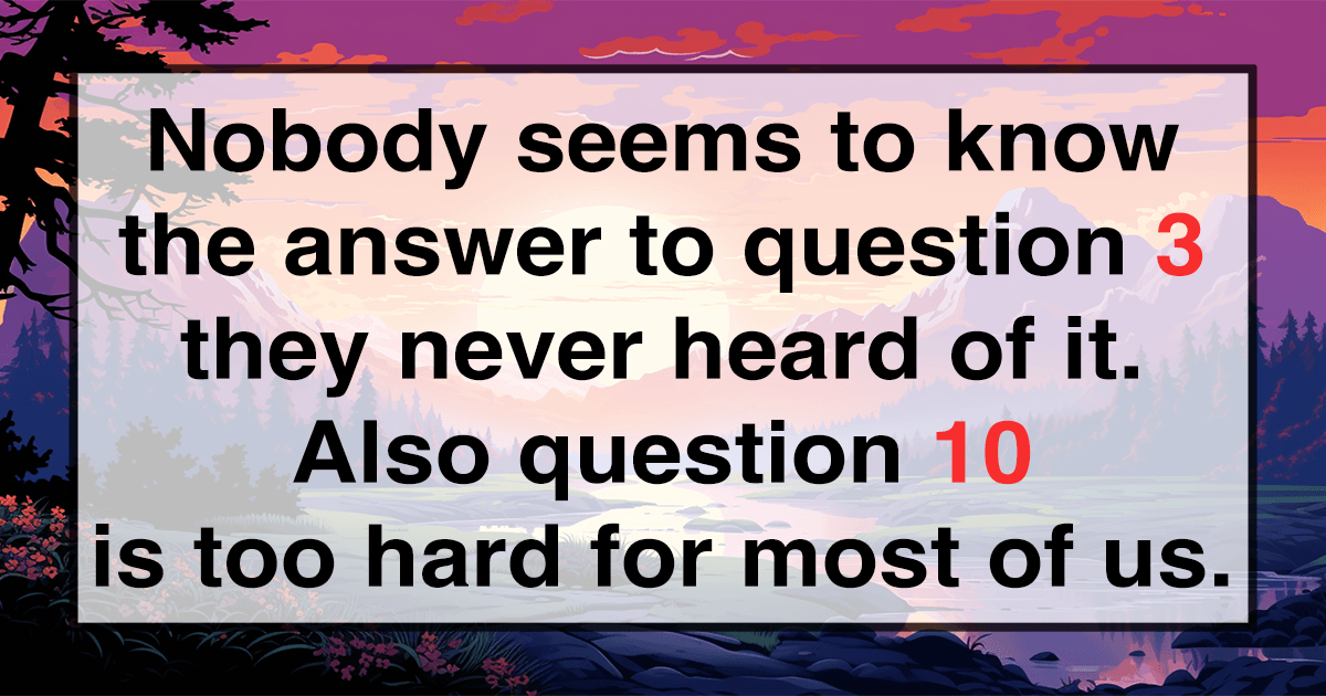 Banner for Mixed Knowledge Quiz