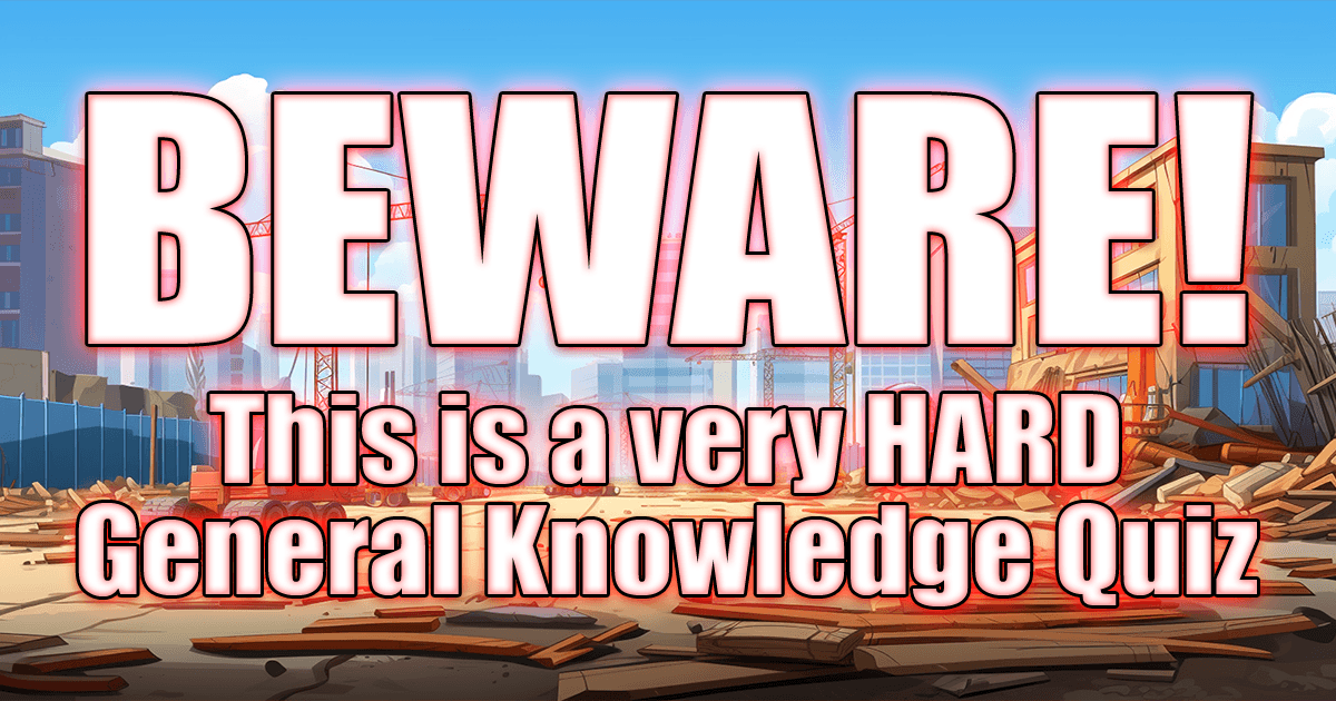 Banner for 'Unquestionably Challenging Mixed Trivia'