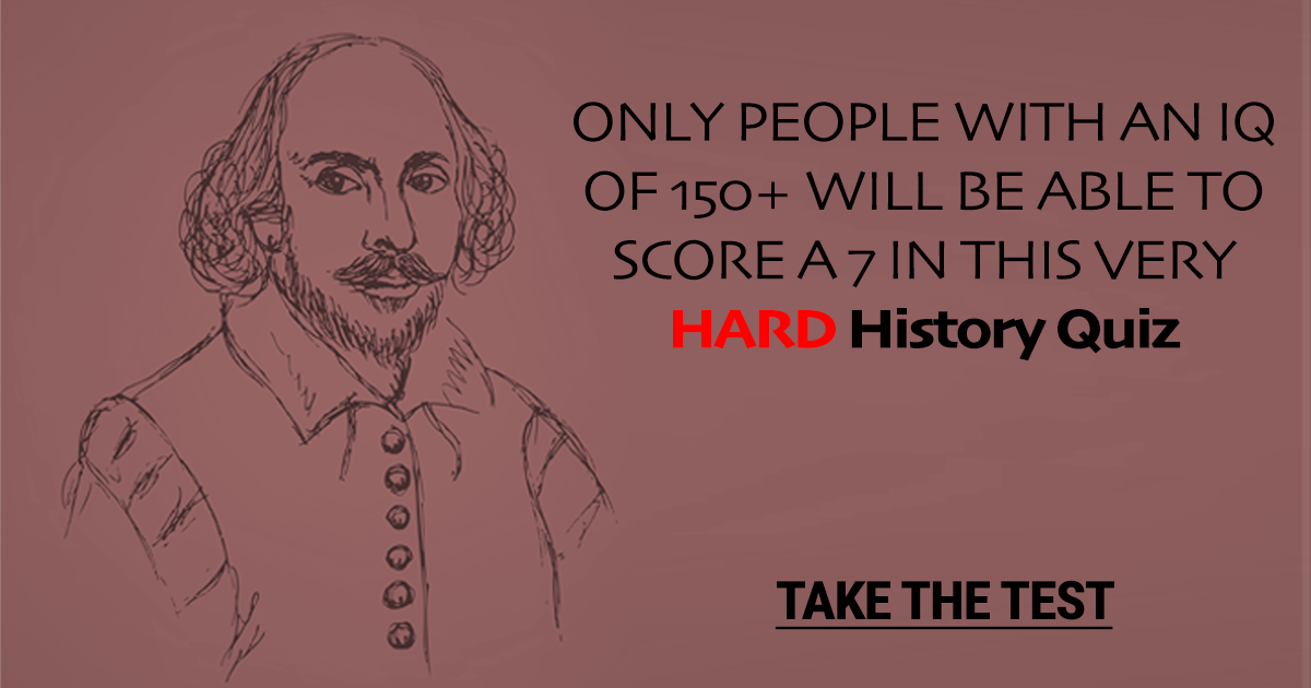 Banner for A challenging history quiz.