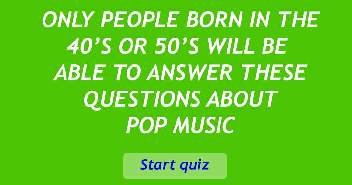 Banner for Those born in the 40's or 50's exclusively.