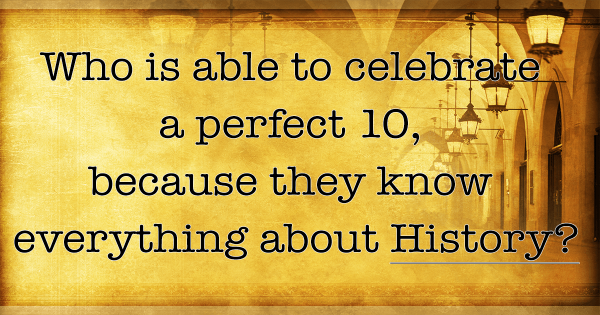 Banner for Quiz on history.