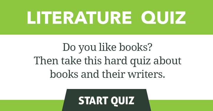 Banner for Only book lovers can participate in this quiz!