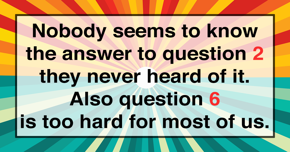 Banner for Quiz that tests your knowledge in a challenging way.