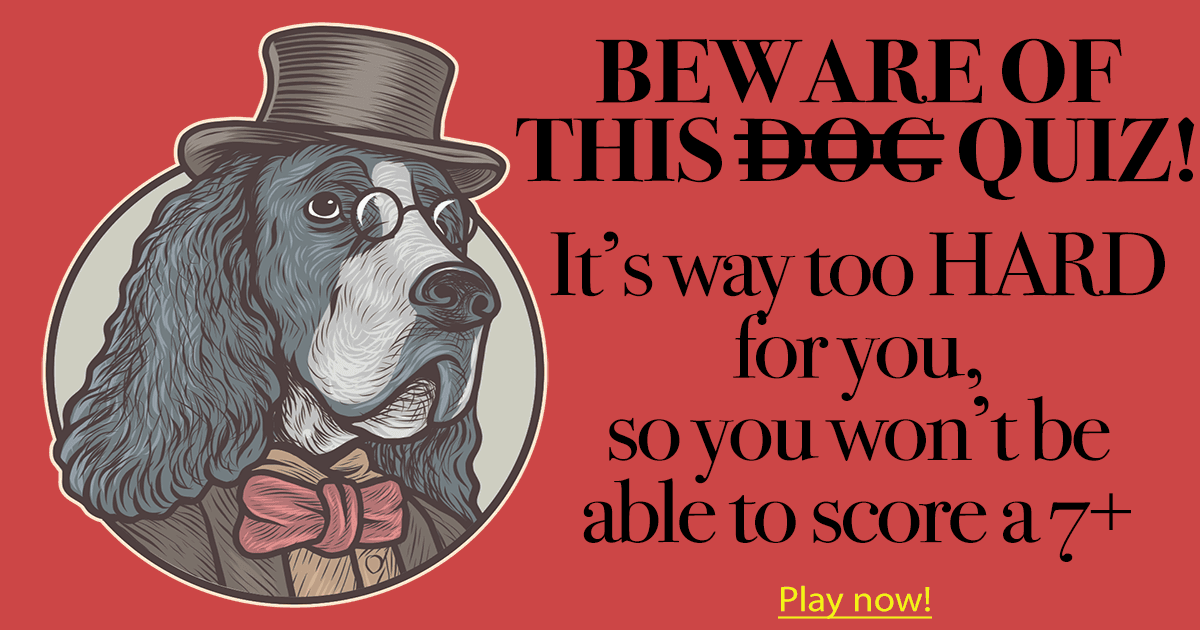 Banner for Quiz that tests your knowledge and challenges you