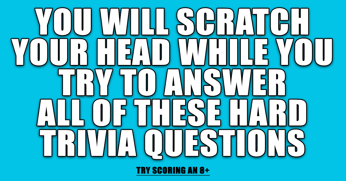 Banner for Difficult trivia queries.