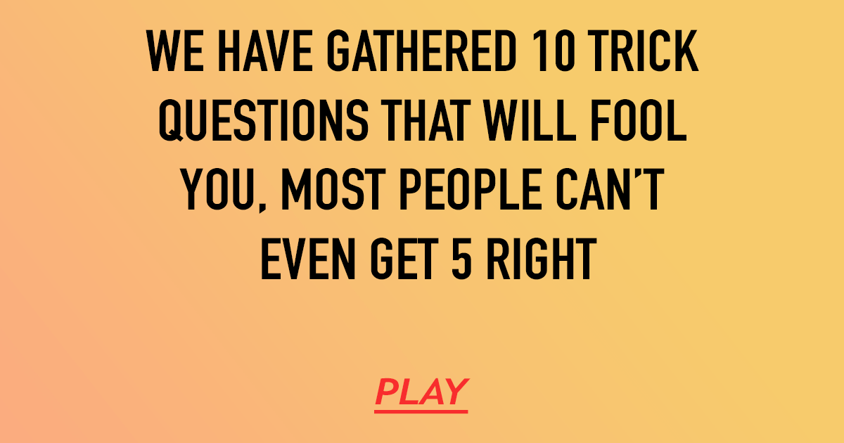 Banner for The quiz will mislead you with incorrect answers.