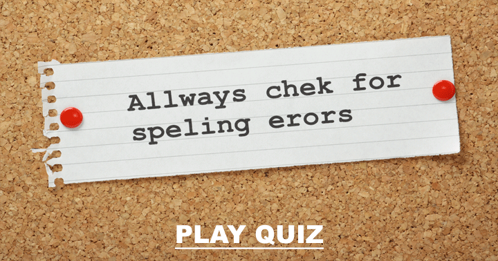 Banner for Can you spell?