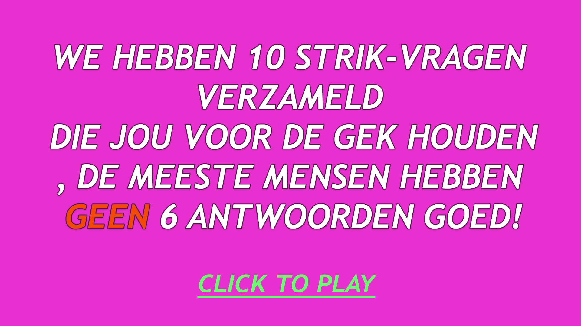 Banner for Trivia Quiz