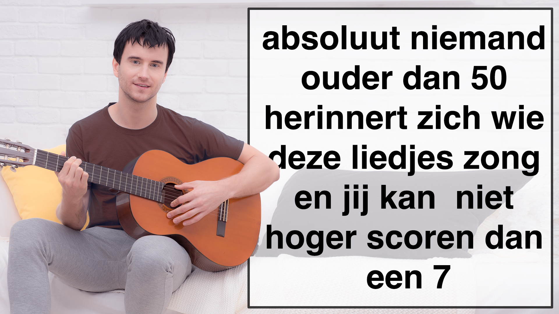 Banner for Wie zong deze liedjes?