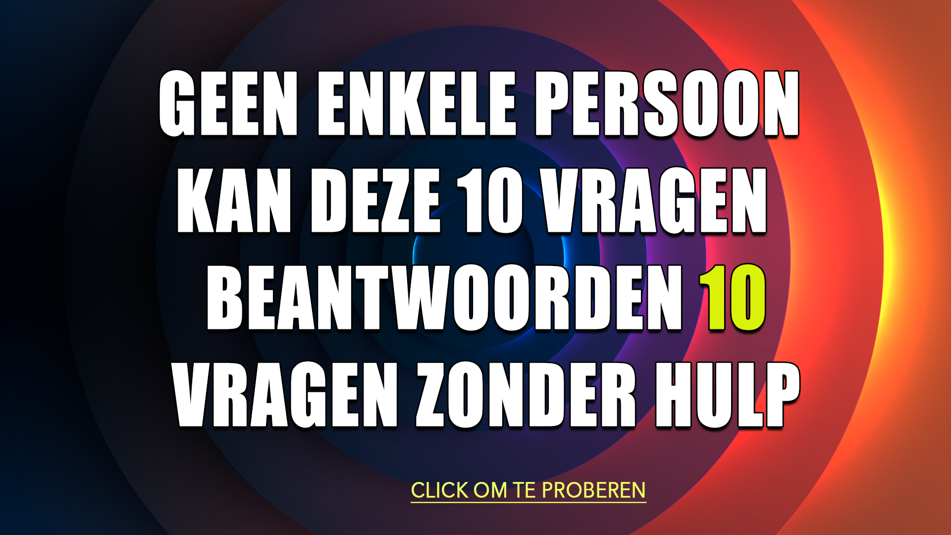 Banner for  Onovertroffen kennisquiz