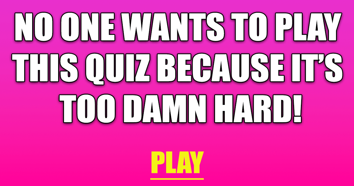 Banner for Participating in this quiz may not interest you.