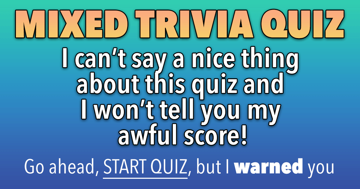 Banner for We gave you a warning, so don't hold us responsible.