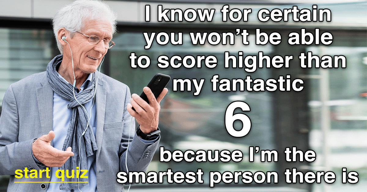 Banner for Quiz that tests your knowledge in a challenging way