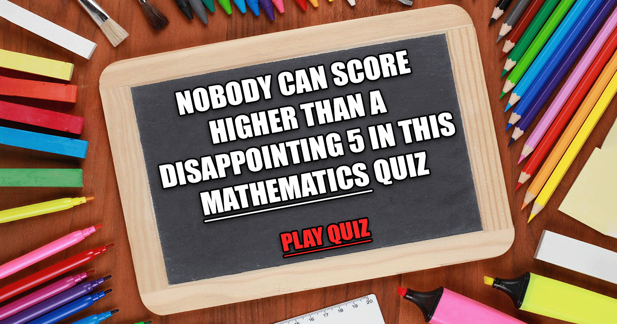 Banner for A quiz on mathematics.
