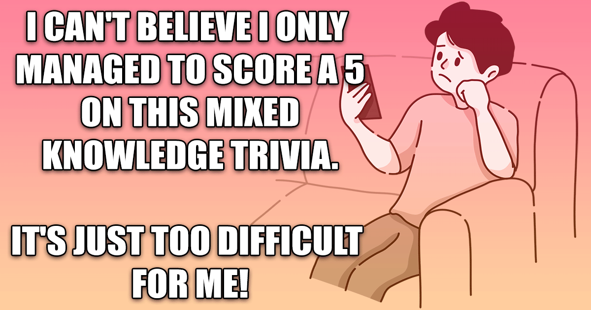 Banner for Trivia Quiz with a blend of different topics.