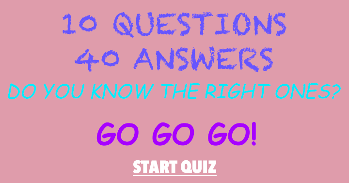 Banner for Quiz of Miscellaneous Facts