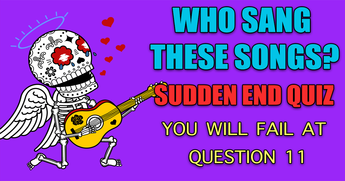 Banner for Quiz on who sang Sudden End.