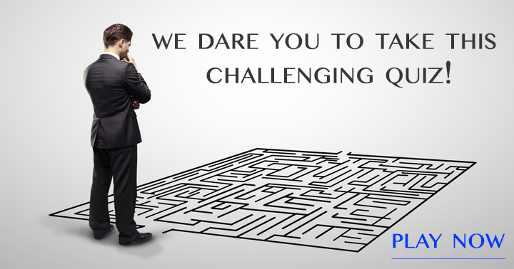 Banner for Challenging Quiz with Assorted Topics