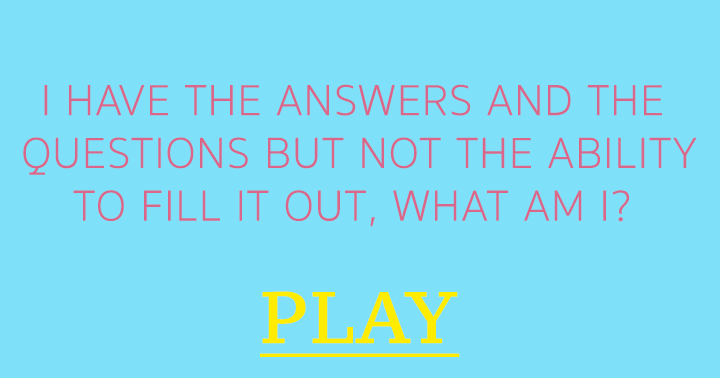 Banner for Do you possess the answers?