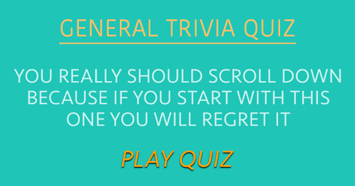 Banner for A Quiz of General Trivia