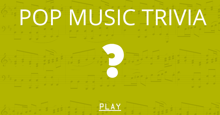 Banner for 'Trivia on Pop Music'