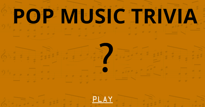 Banner for Quiz on Pop Music.