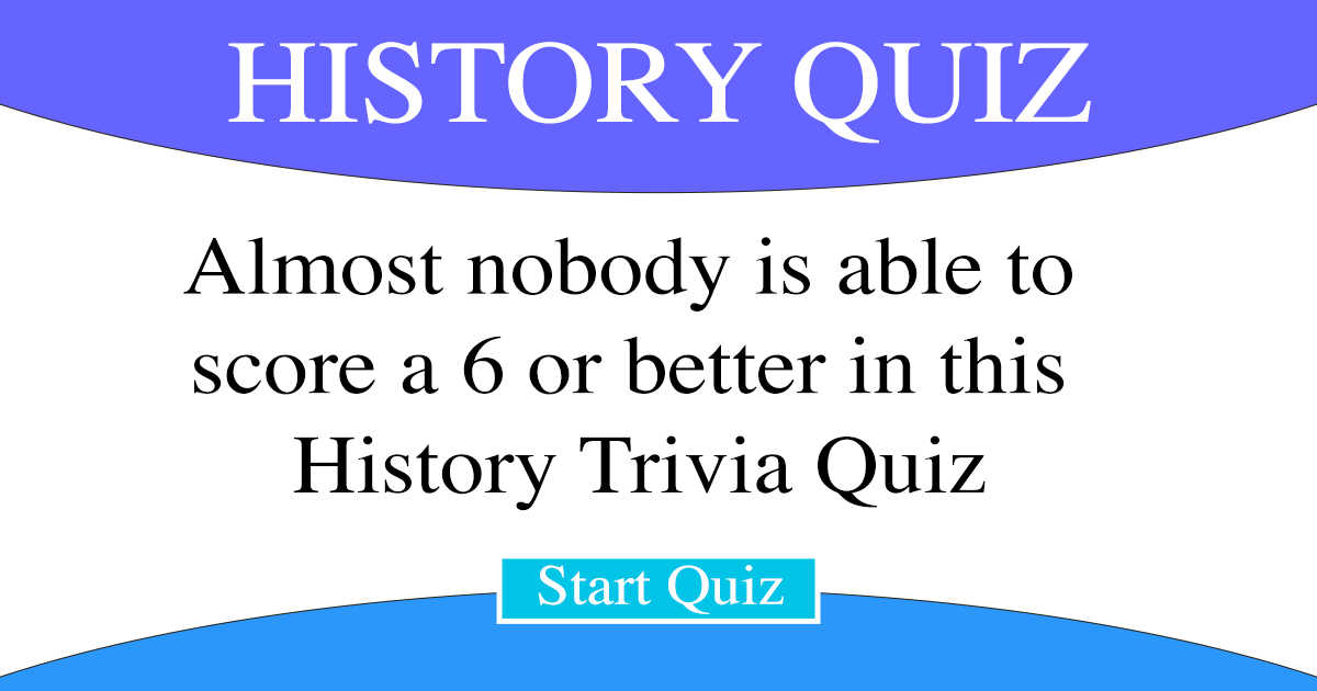 Banner for Quiz on historical events