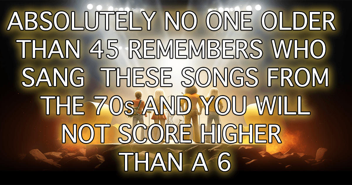 Banner for Who Sang These Songs From The 70s?