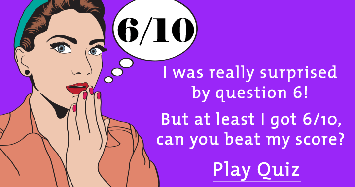 Banner for Does question 6 come as a surprise to you as well?