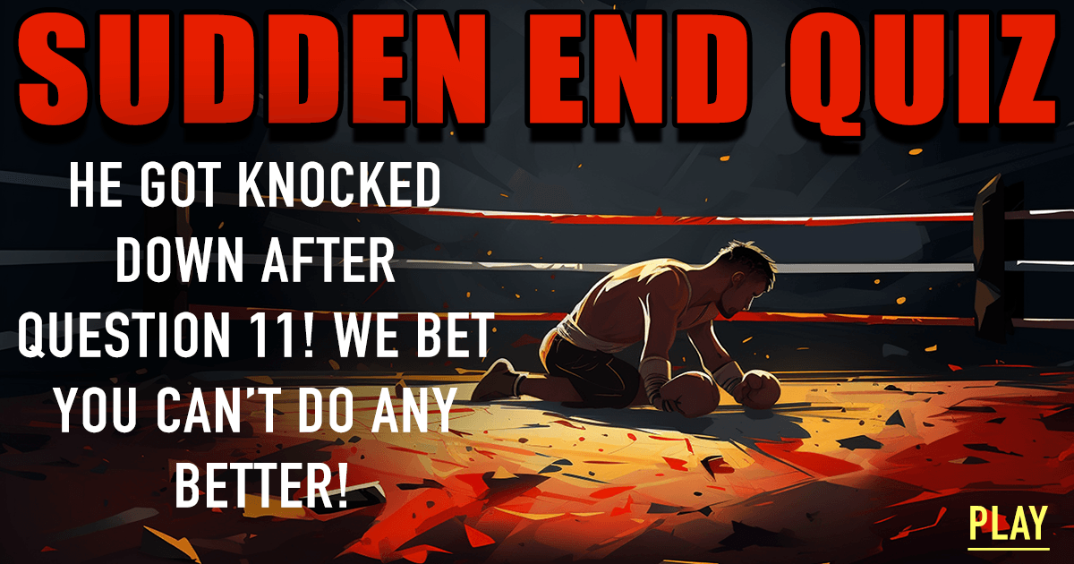 Banner for Prepare yourself to be knocked out!