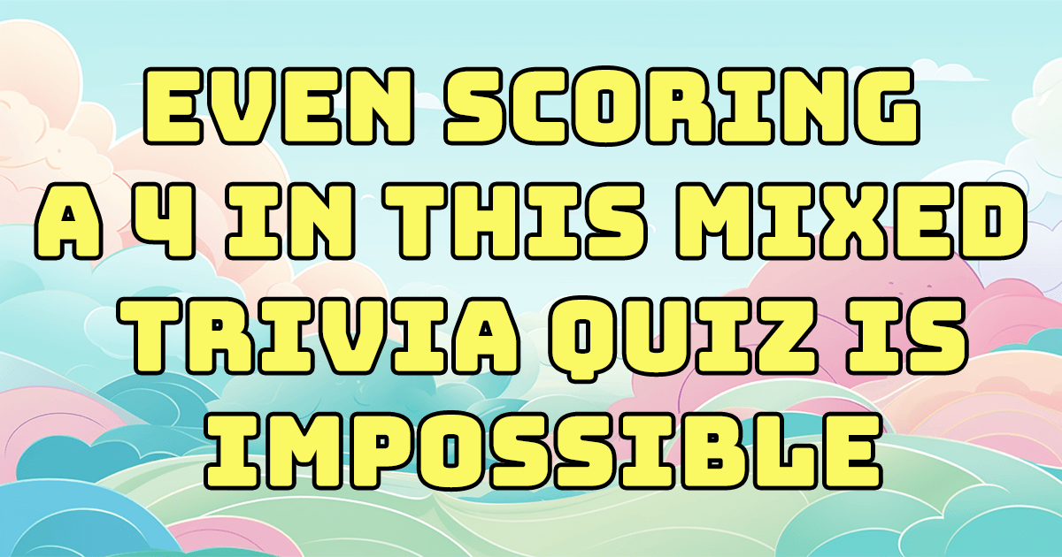 Banner for Challenging Assorted Trivia Quiz