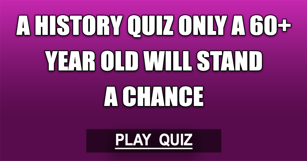 Banner for A quiz about history.