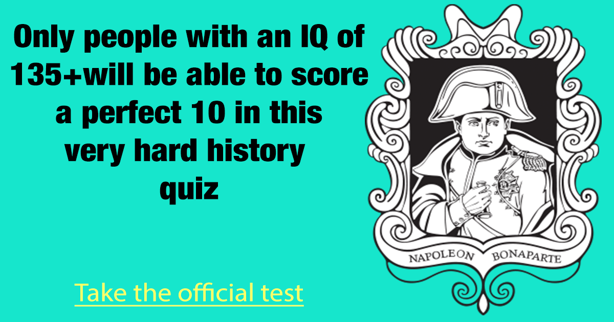 Banner for Quiz on historical events.