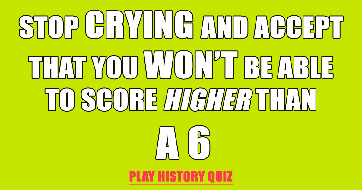 Banner for It is impossible to score higher than a 6!