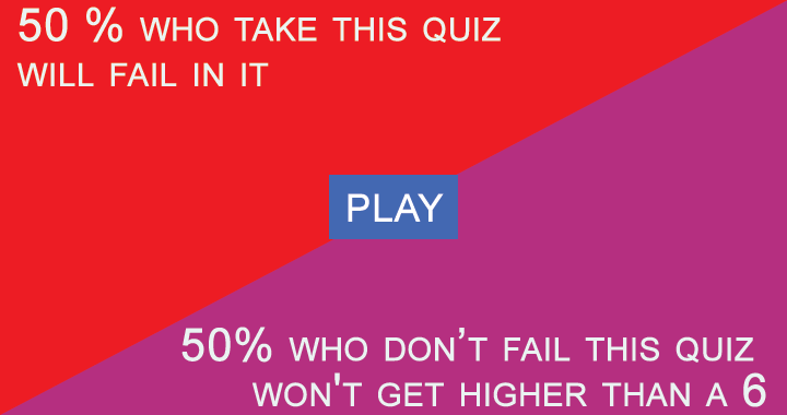 Banner for To which 50% do you belong?