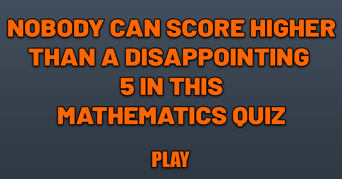 Banner for Quiz on Mathematics