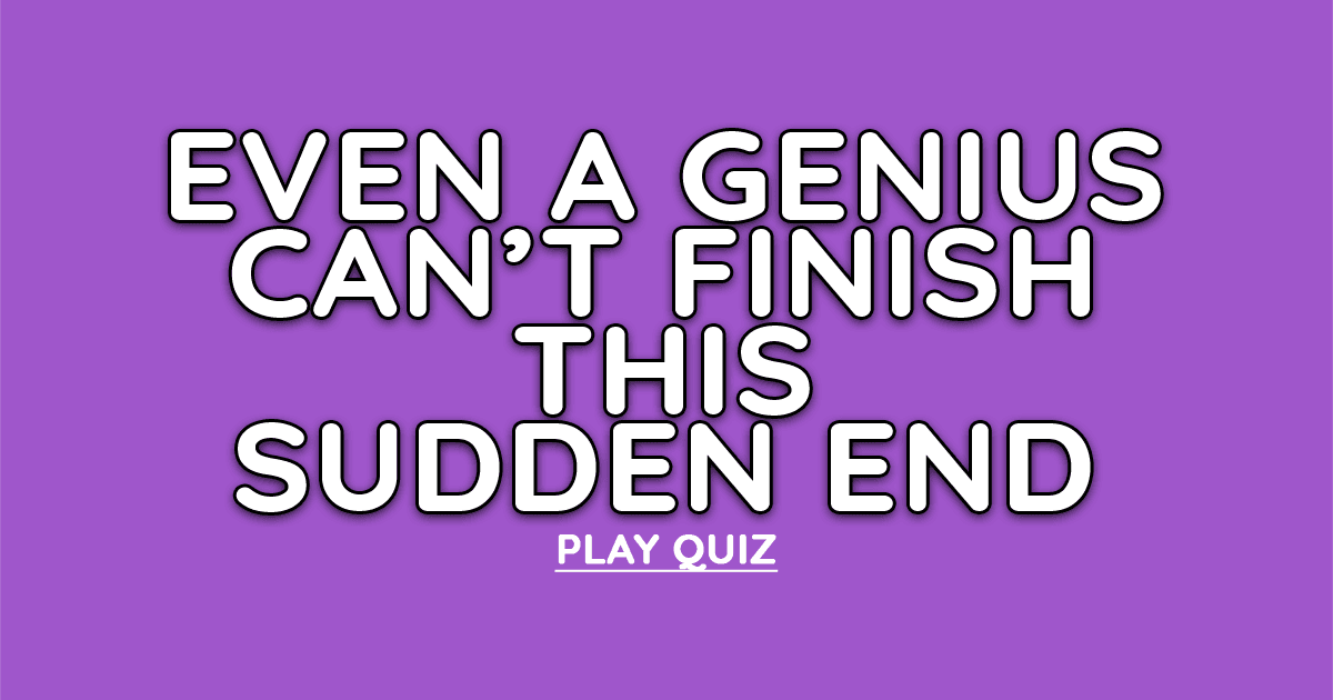 Banner for Sudden Crazy End.