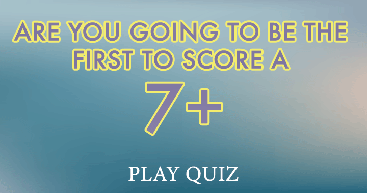 Banner for Most people have been scoring a 5 up to this point.