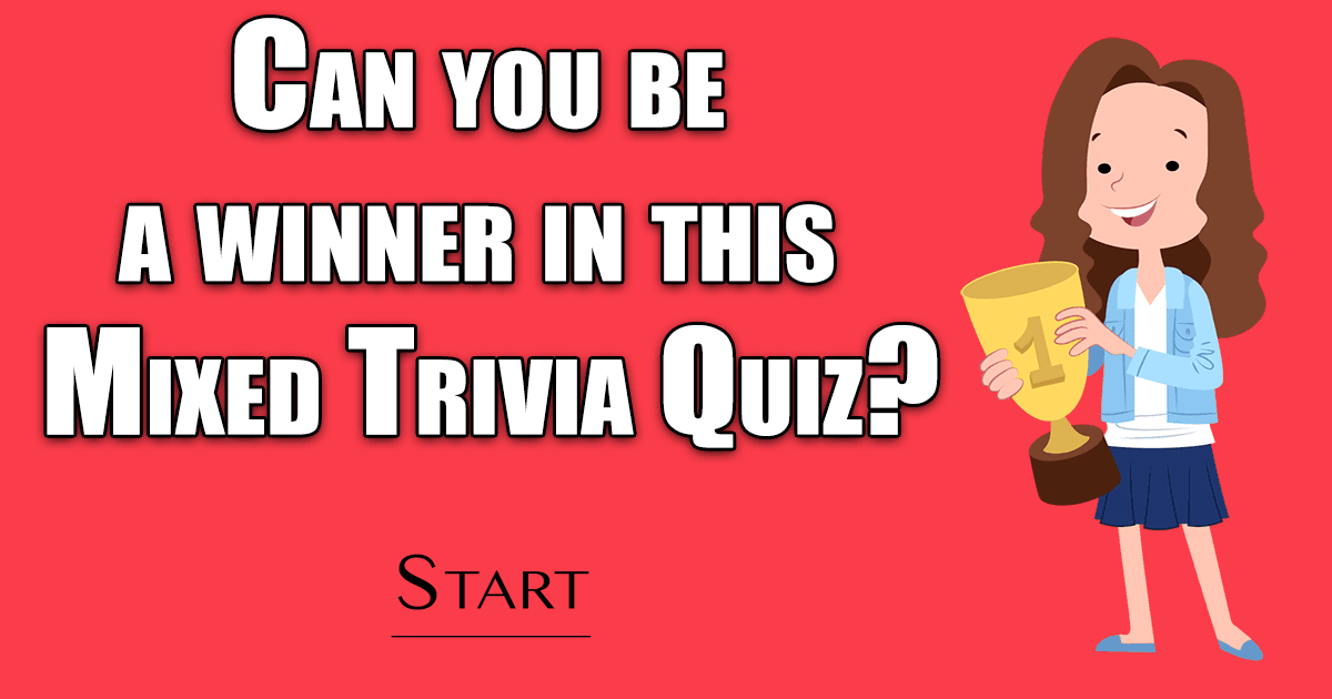 Banner for Trivia Quiz with a Mix of Questions