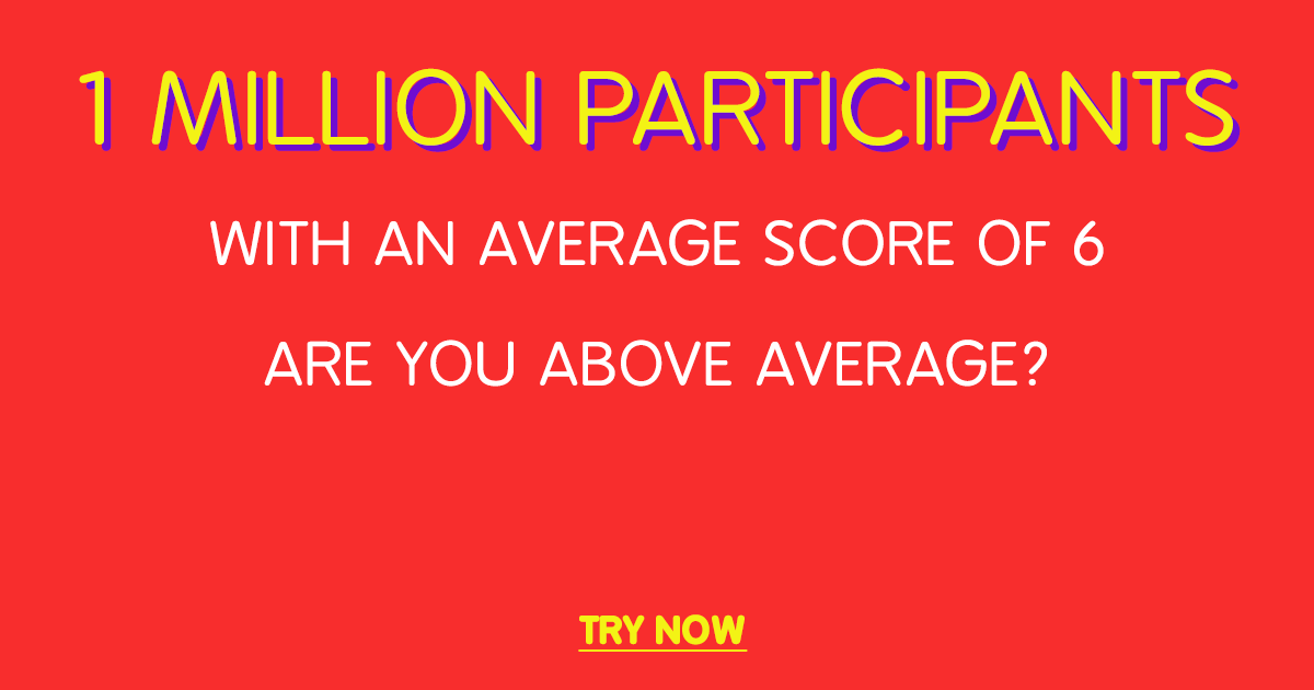 Banner for Can you outsmart the 1 million participants who have already taken this quiz?