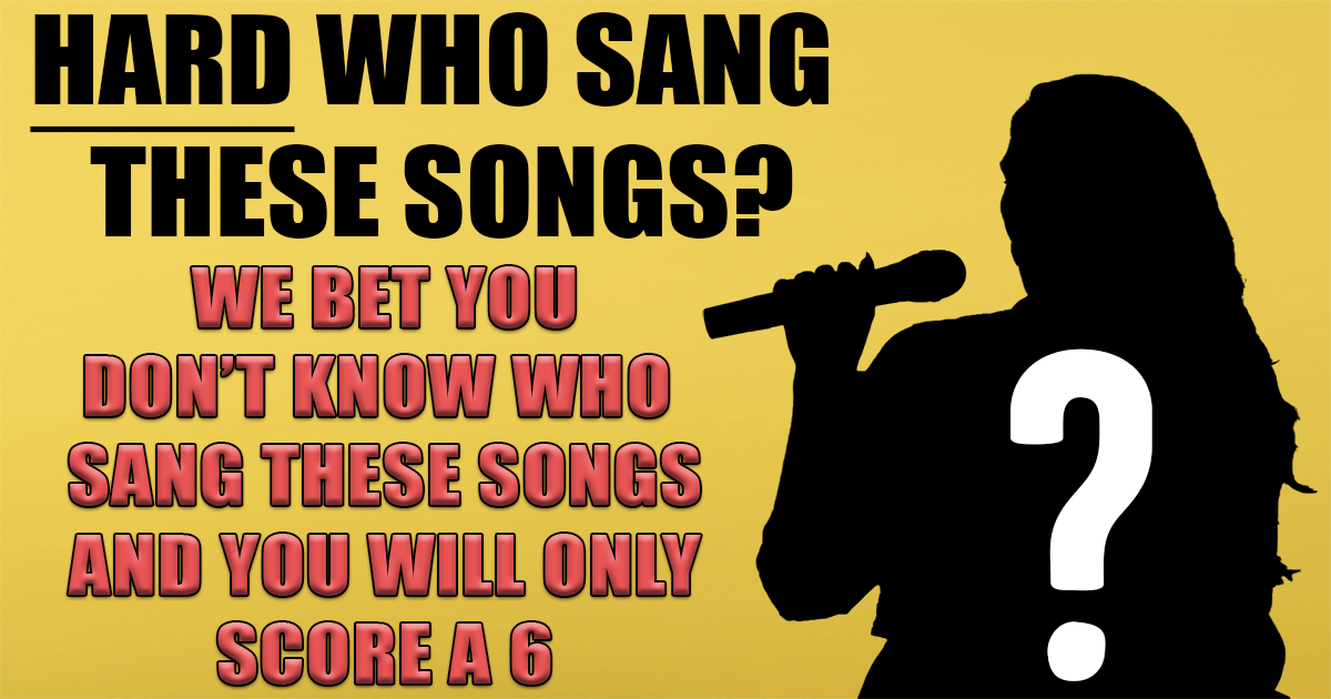 Banner for Who was the singer of these songs?