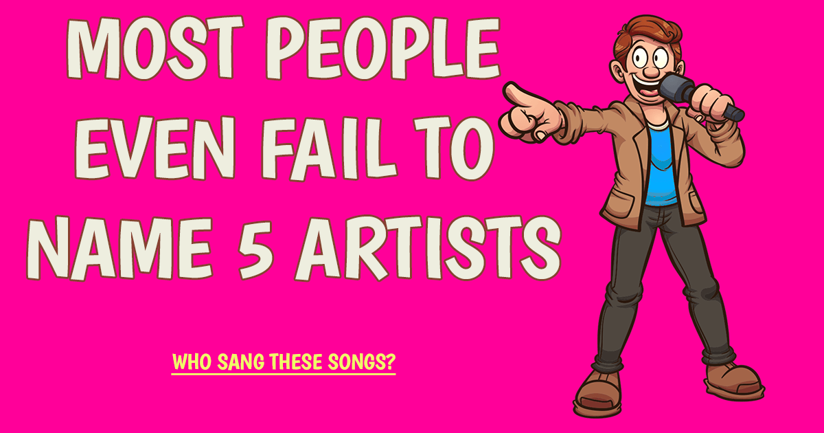 Banner for Can you identify the singers of these songs?