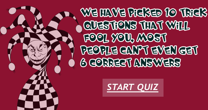 Banner for 'Prepare to be tricked by this quiz'